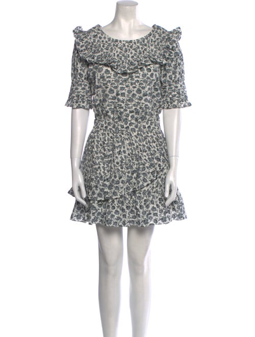 LoveShackFancy Printed Mini Dress
