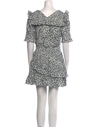LoveShackFancy Printed Mini Dress
