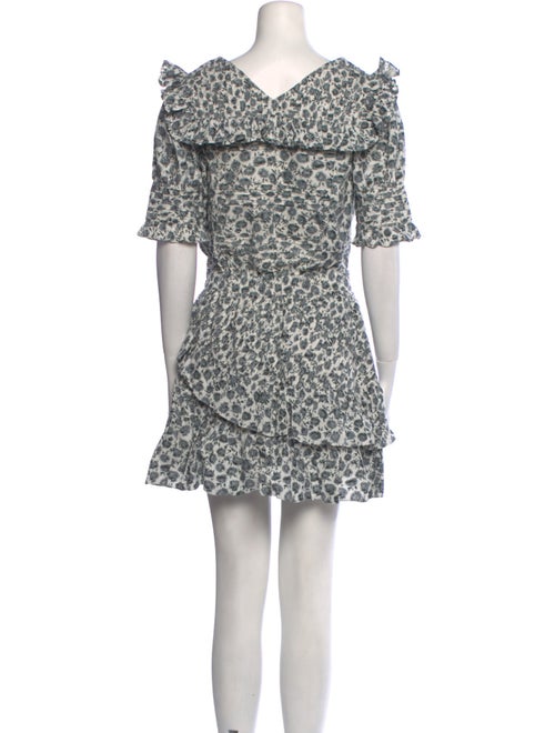 LoveShackFancy Printed Mini Dress
