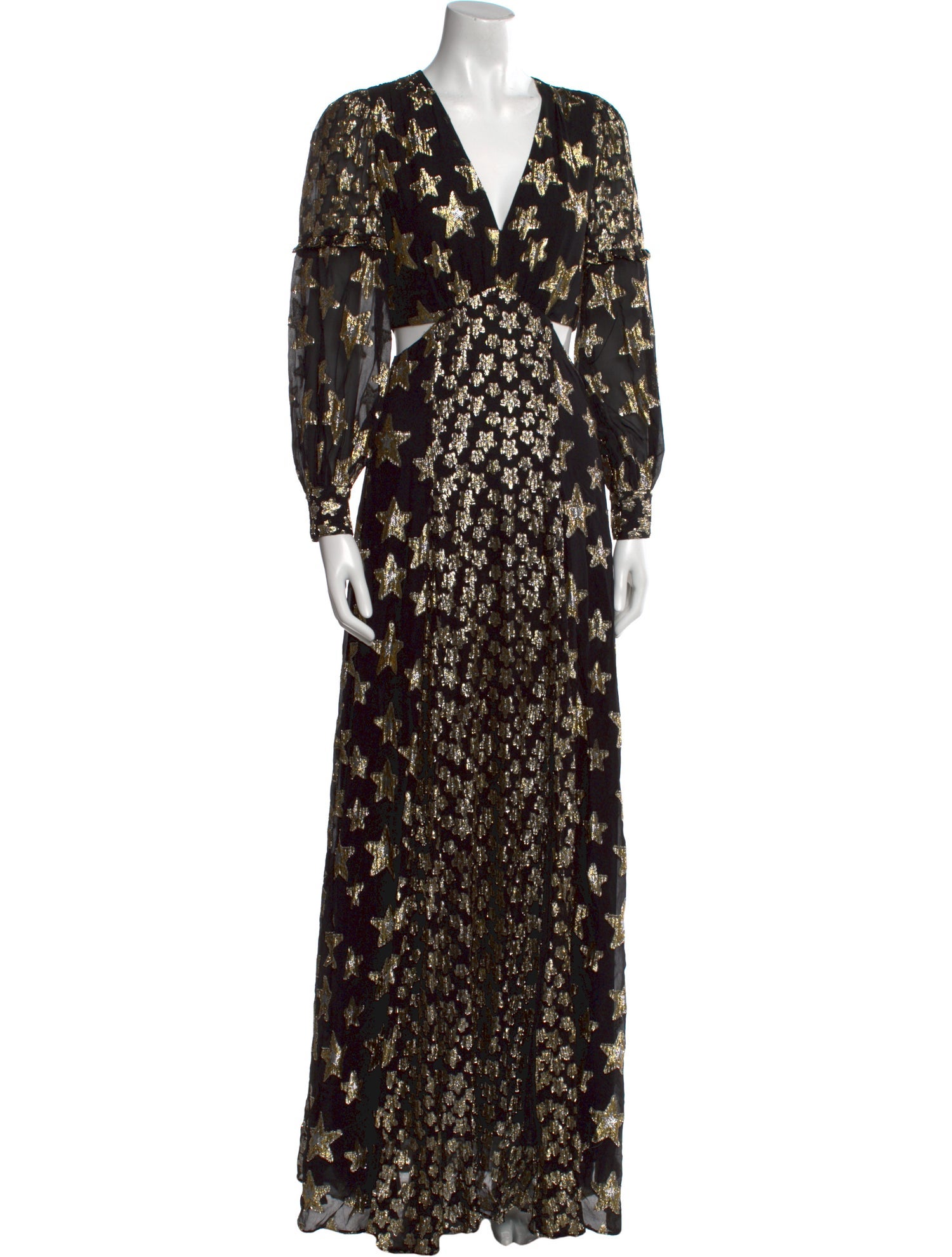 LoveShackFancy Printed Long Dress