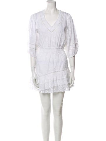 LoveShackFancy Dresses V-Neck Mini Dress M