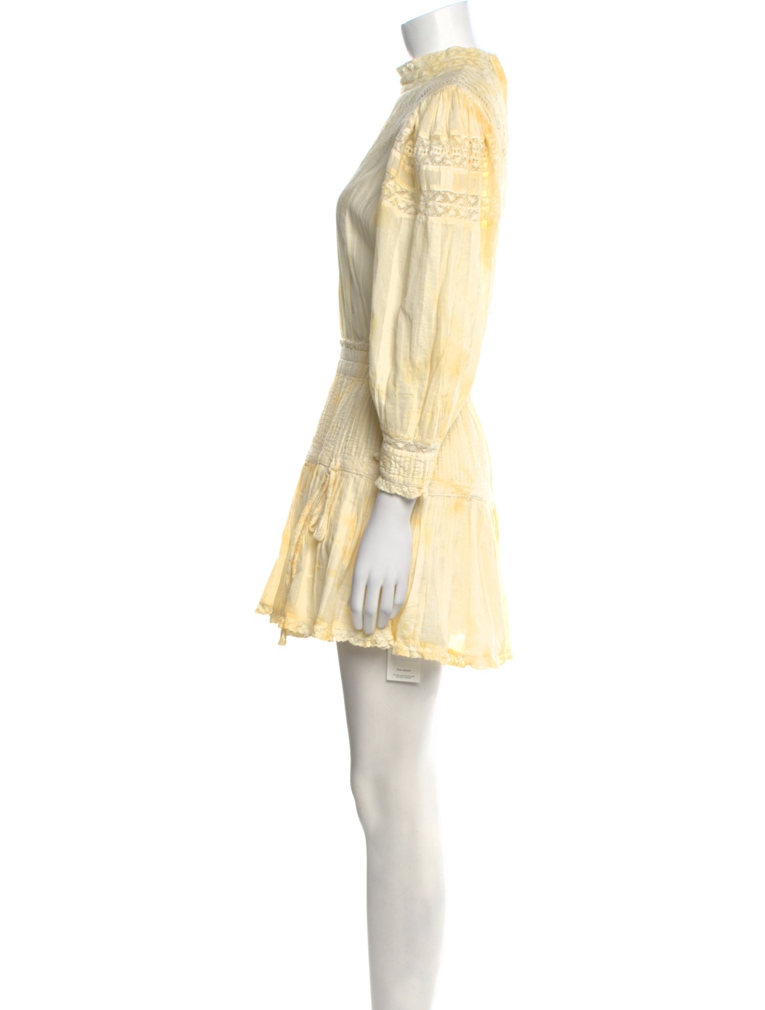 LoveShackFancy Tie-Dye Print Mini Dress