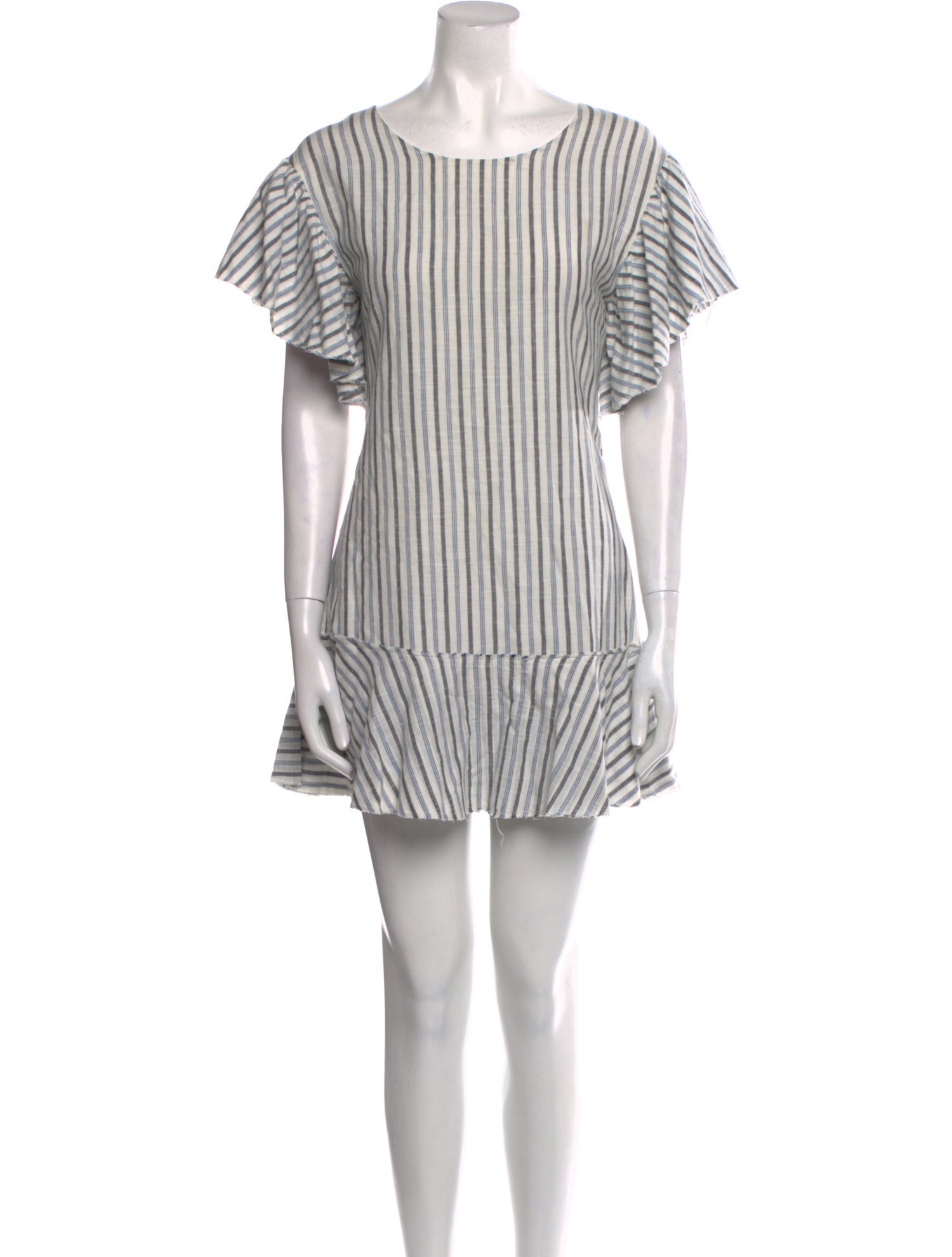 LoveShackFancy Striped Mini Dress