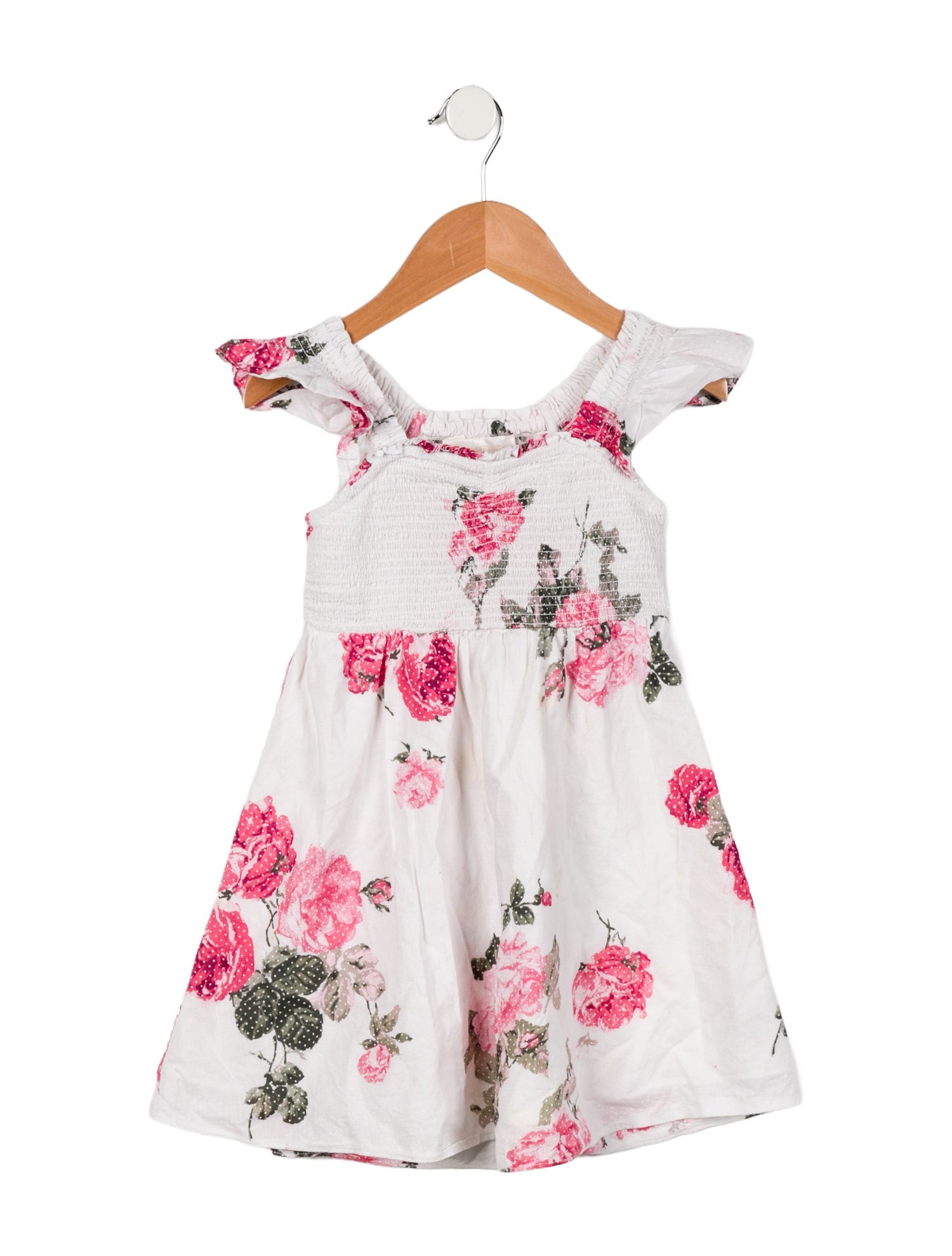LoveShackFancy Toddler Girls' Floral Printed Dress