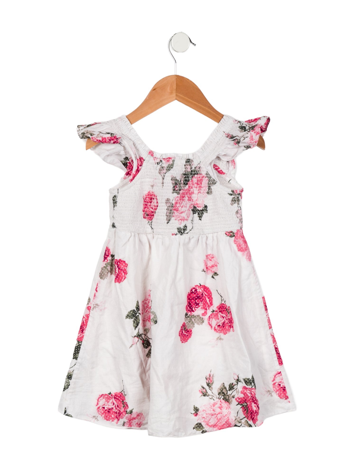 LoveShackFancy Toddler Girls' Floral Printed Dress