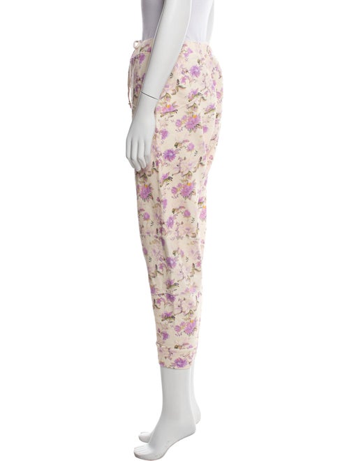 LoveShackFancy Floral Print Sweatpants