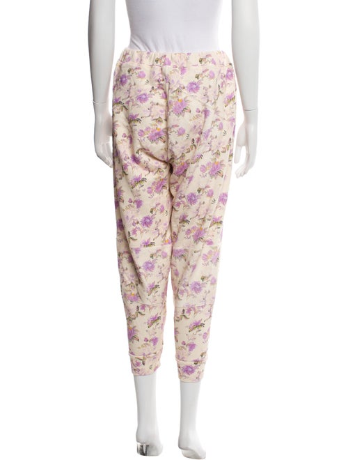 LoveShackFancy Floral Print Sweatpants