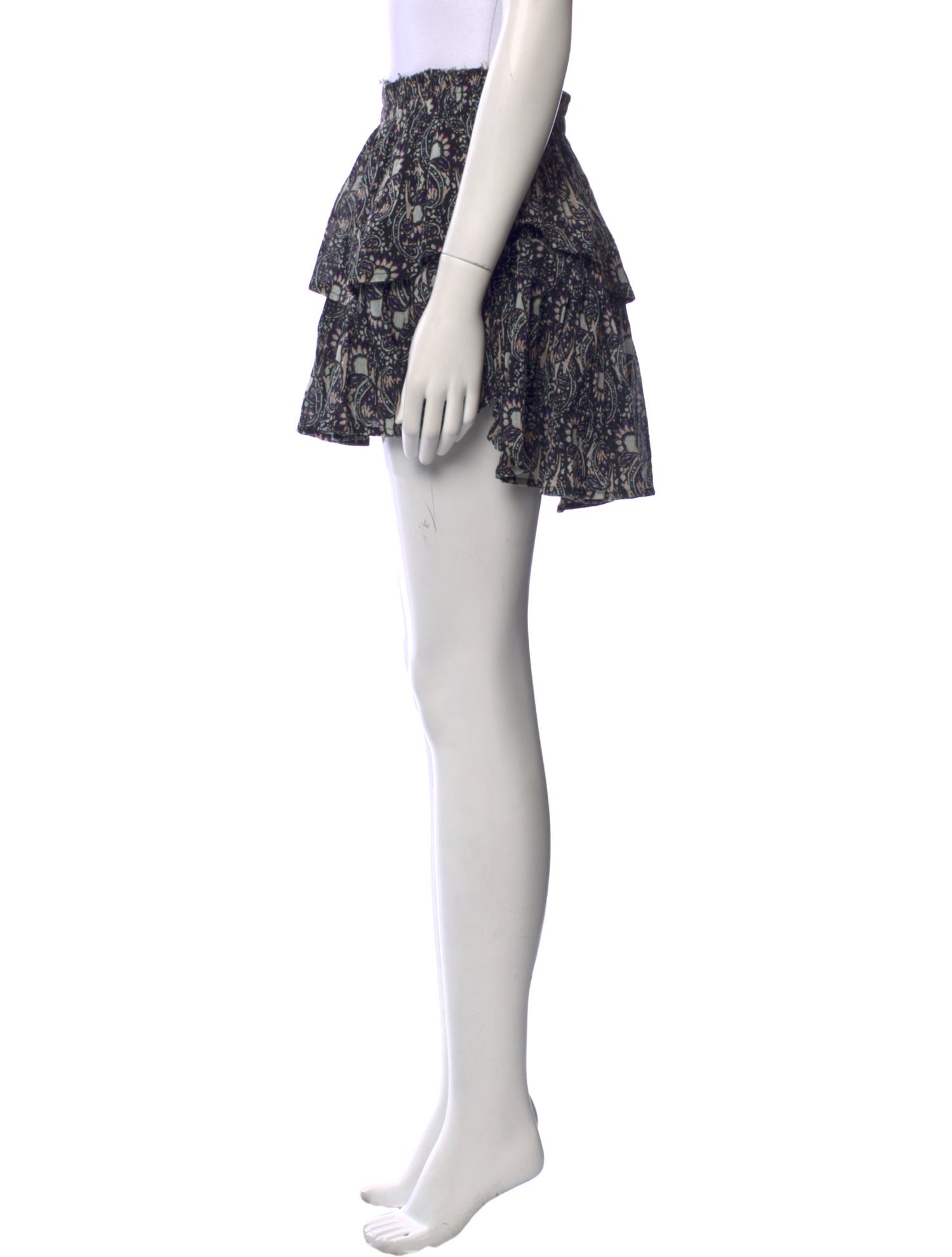 LoveShackFancy Printed Mini Skirt