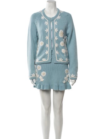 LoveShackFancy Crochet Trim Skirt Set