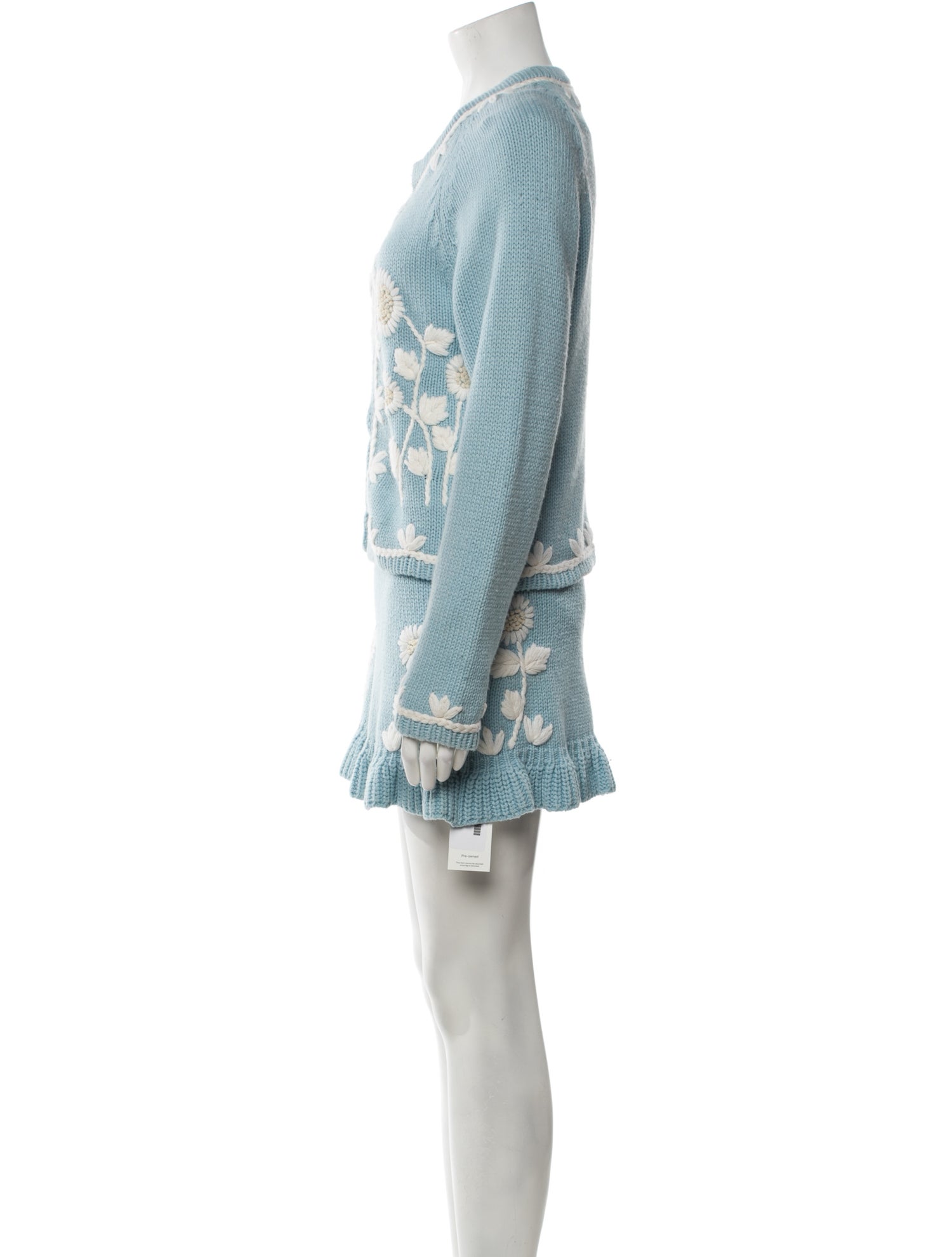 LoveShackFancy Crochet Trim Skirt Set