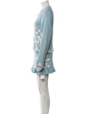 LoveShackFancy Crochet Trim Skirt Set