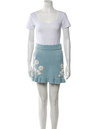 LoveShackFancy Crochet Trim Skirt Set