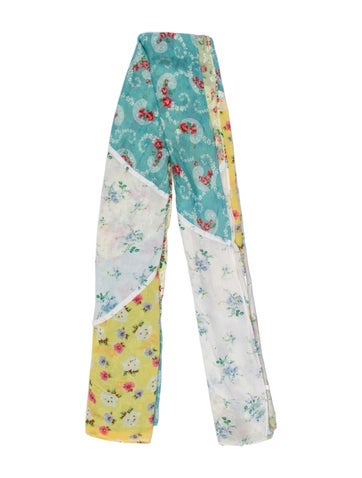 LoveShackFancy Scarves and Shawls Floral Print Scarf