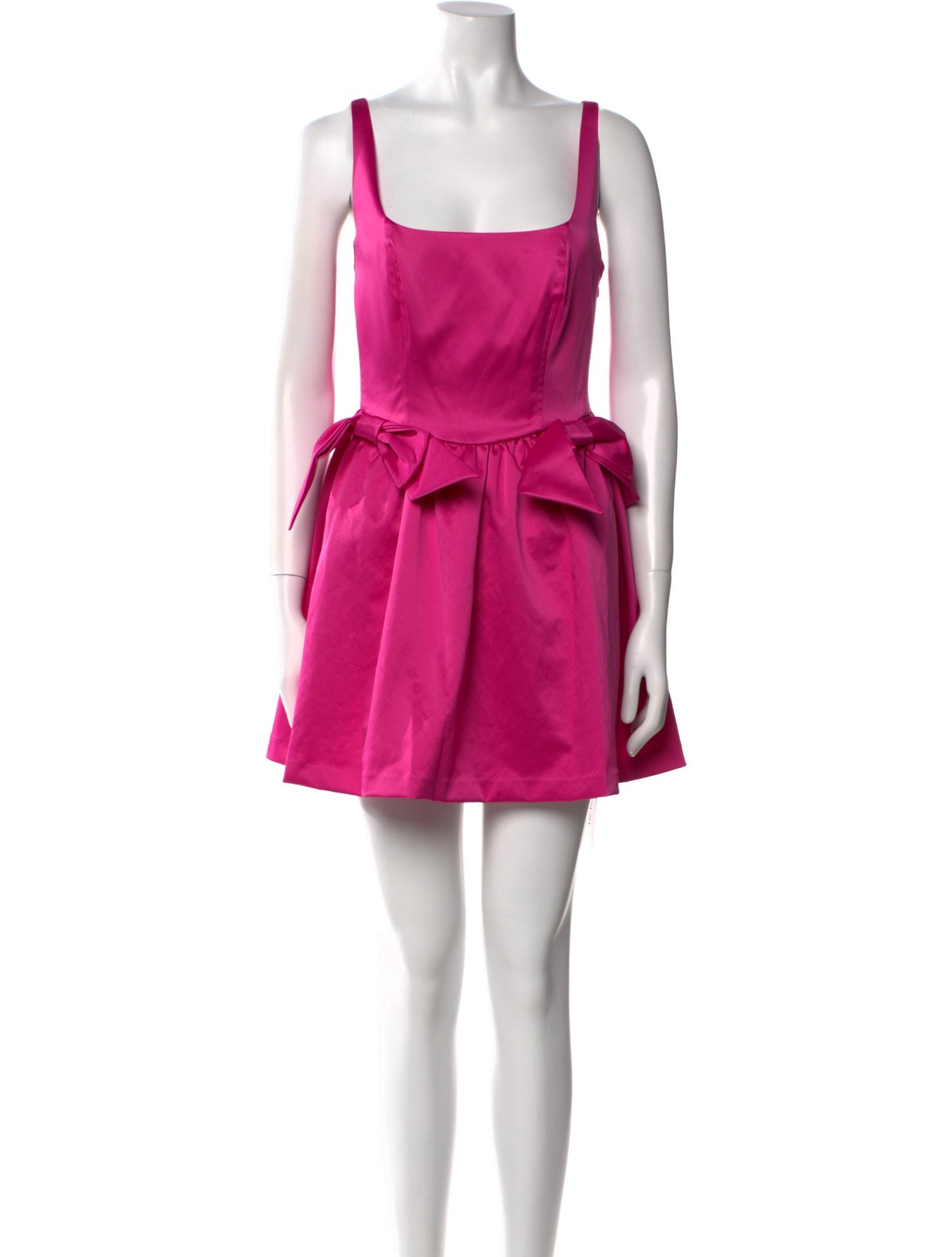 LoveShackFancy Square Neckline Mini Dress