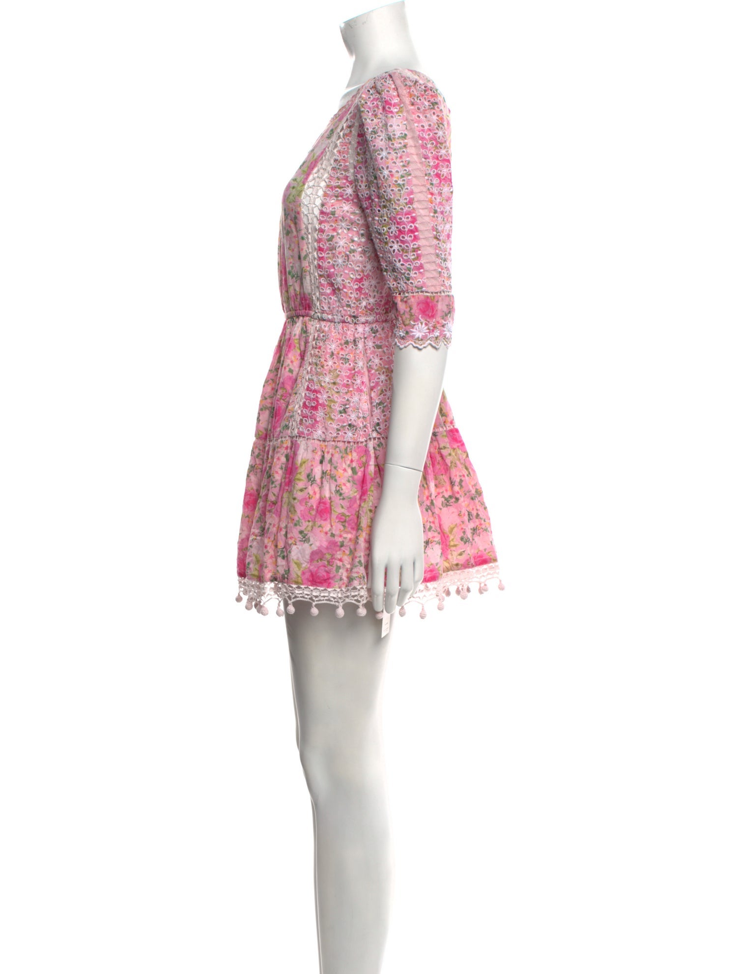 LoveShackFancy Floral Print Mini Dress w/ Tags
