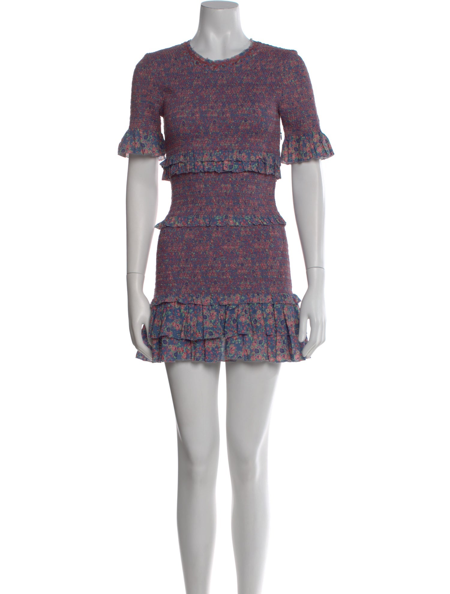 LoveShackFancy Floral Print Mini Dress w/ Tags