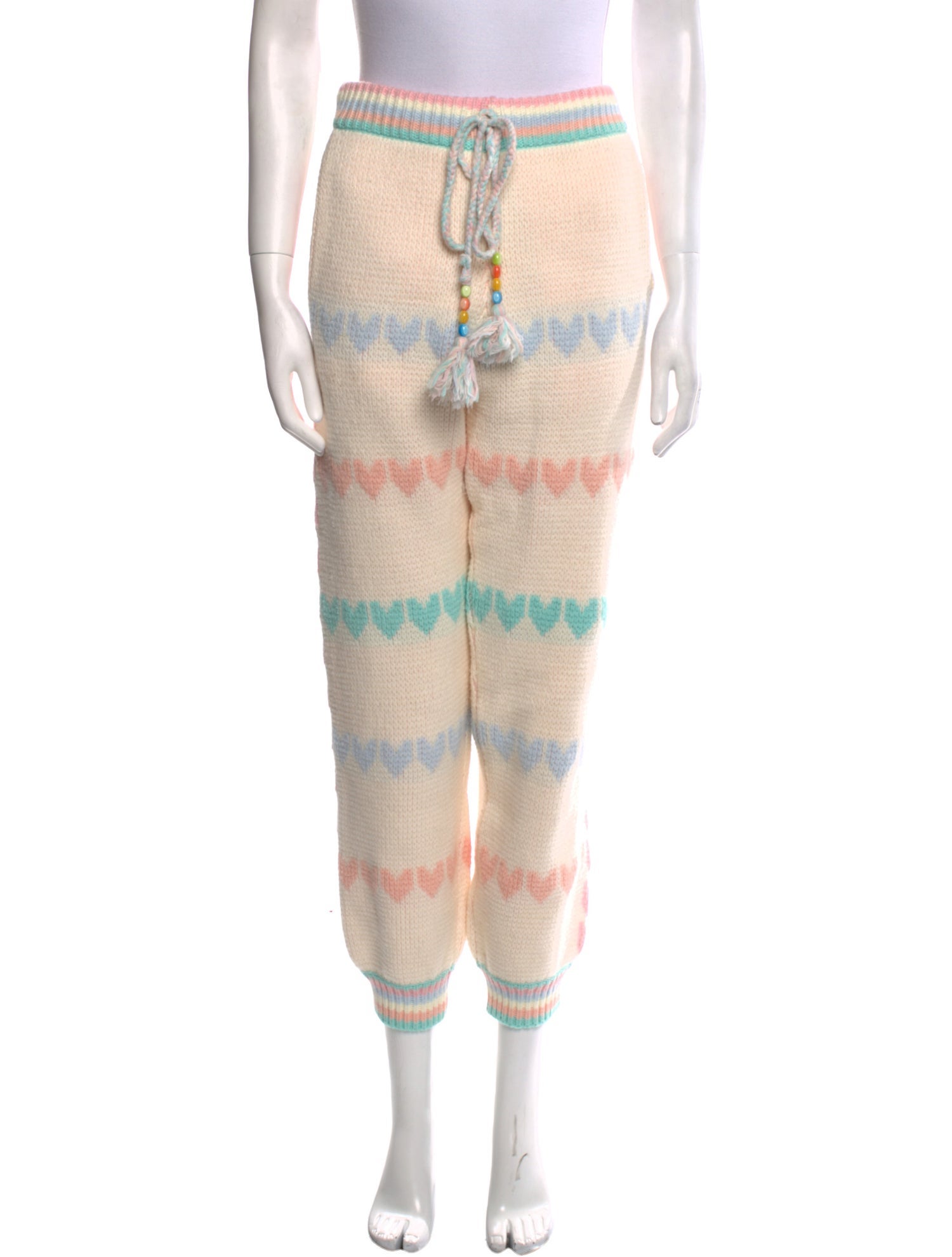 LoveShackFancy Tie-Dye Print Skinny Leg Pants