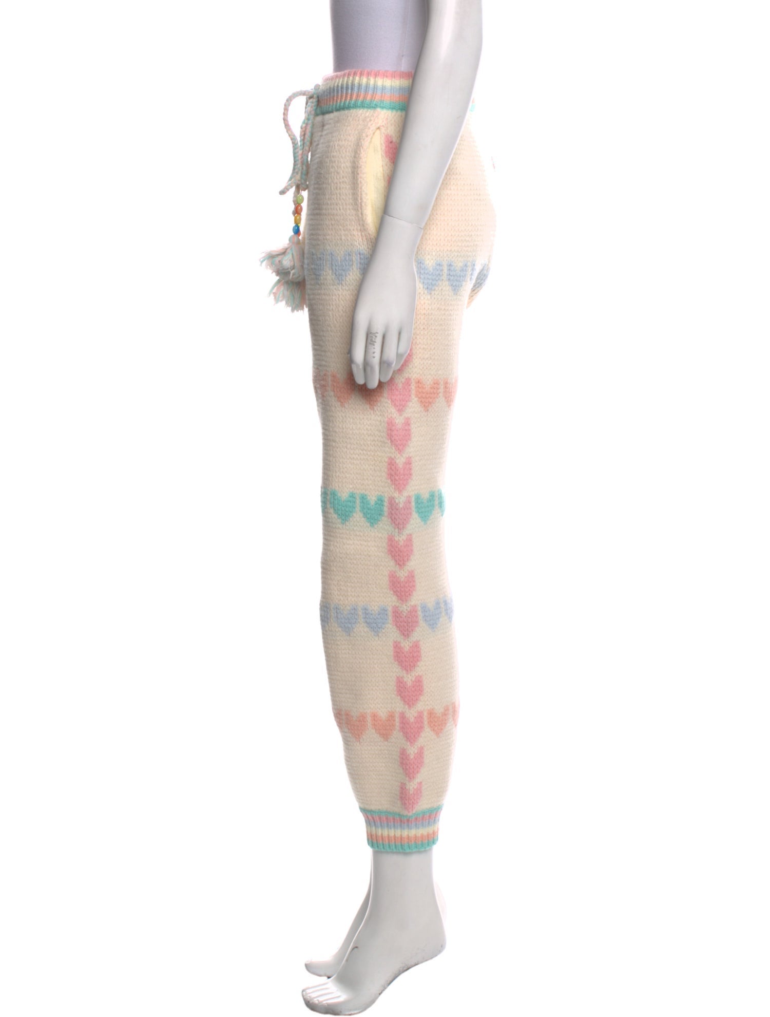 LoveShackFancy Tie-Dye Print Skinny Leg Pants