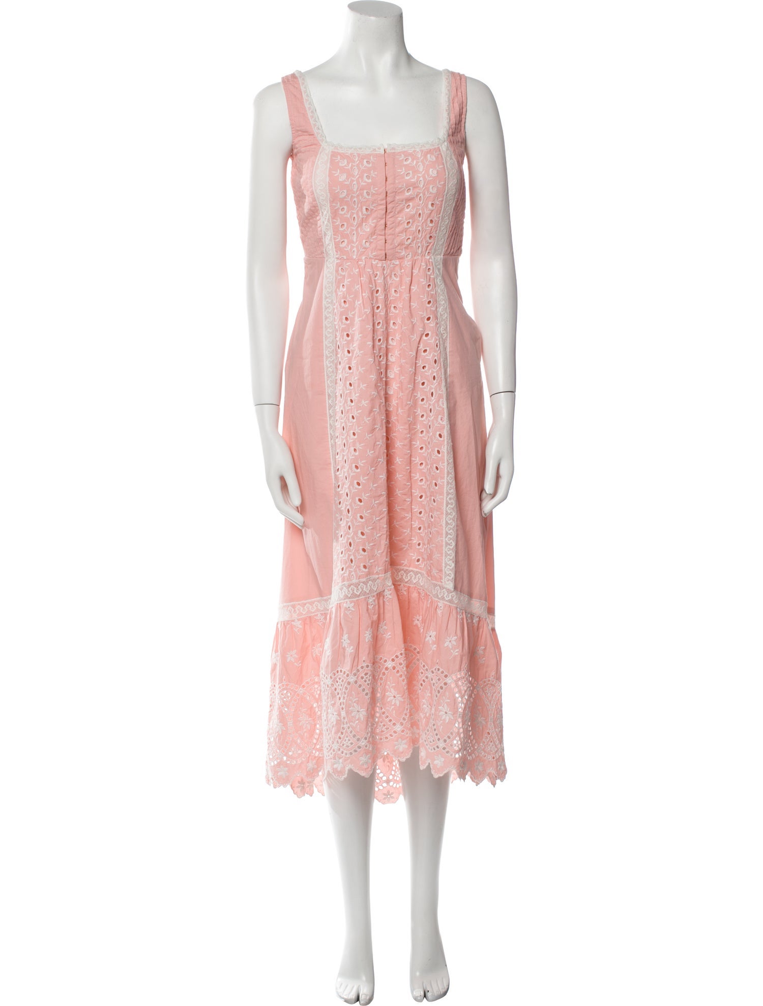 LoveShackFancy Patterned Long Dress