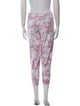 LoveShackFancy Tie-Dye Print Distressed Accents Sweatpants