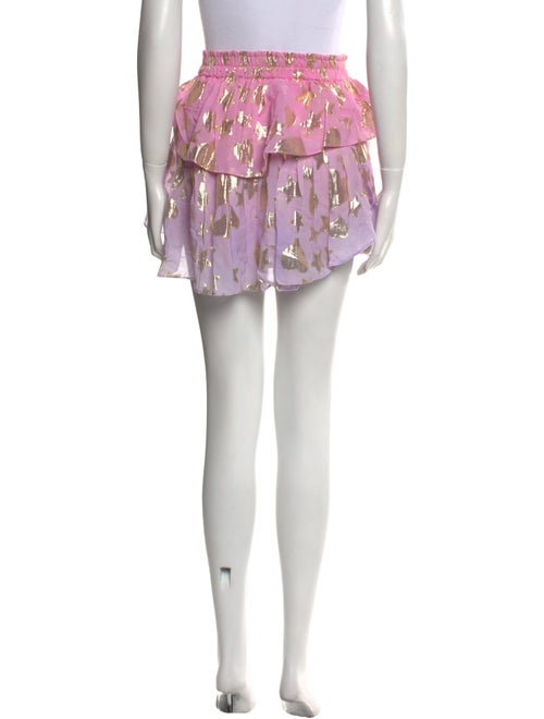 LoveShackFancy Printed Mini Skirt