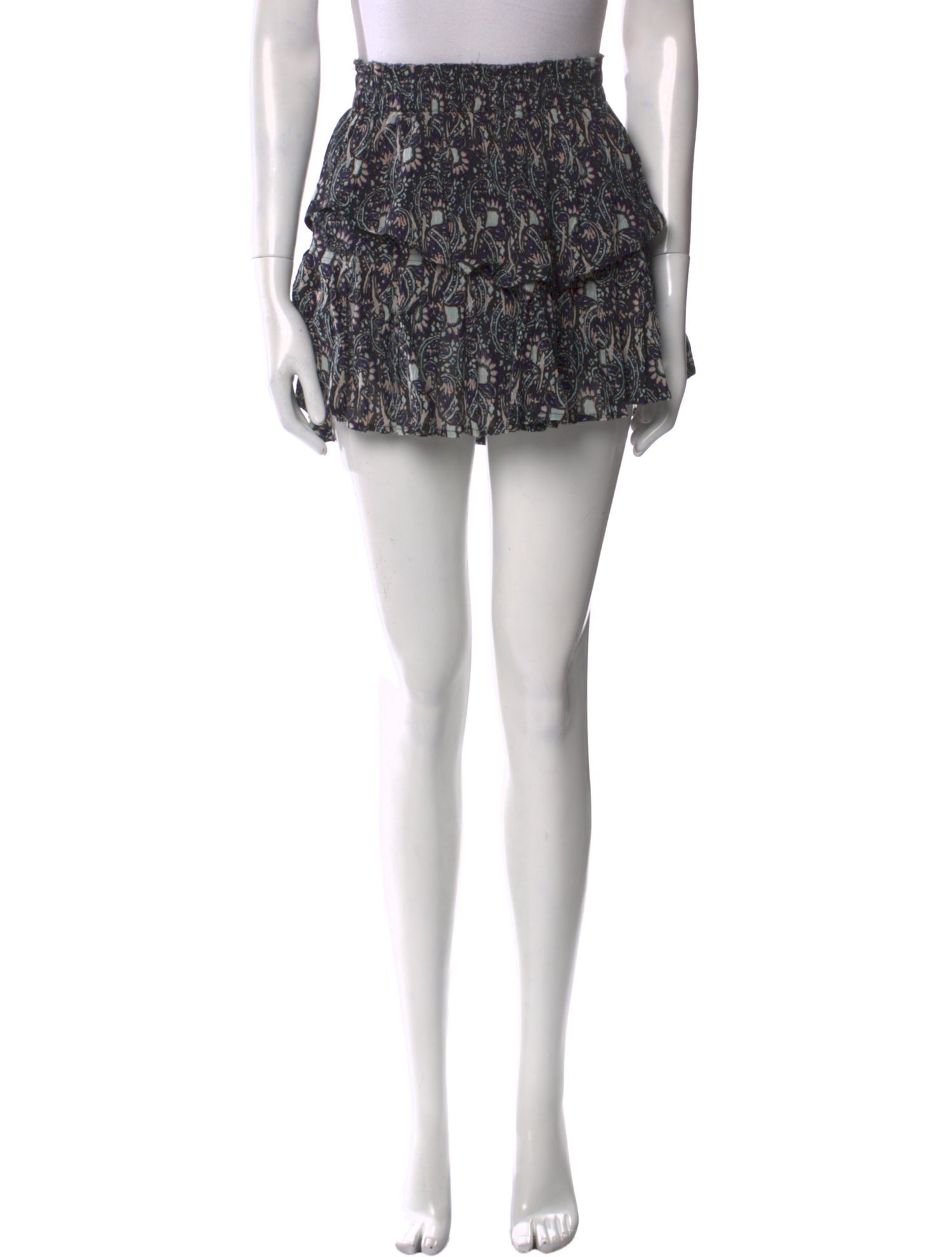 LoveShackFancy Printed Mini Skirt