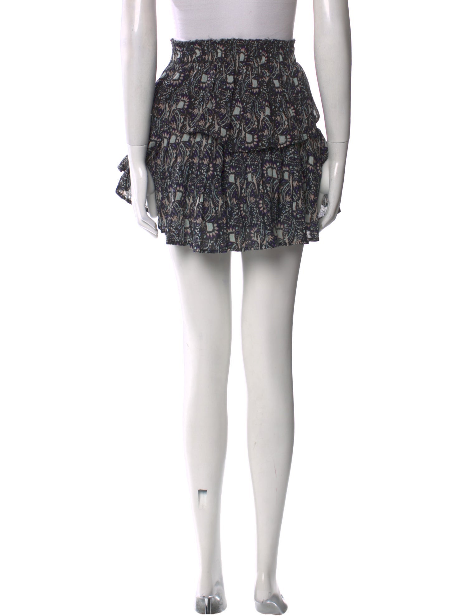 LoveShackFancy Printed Mini Skirt