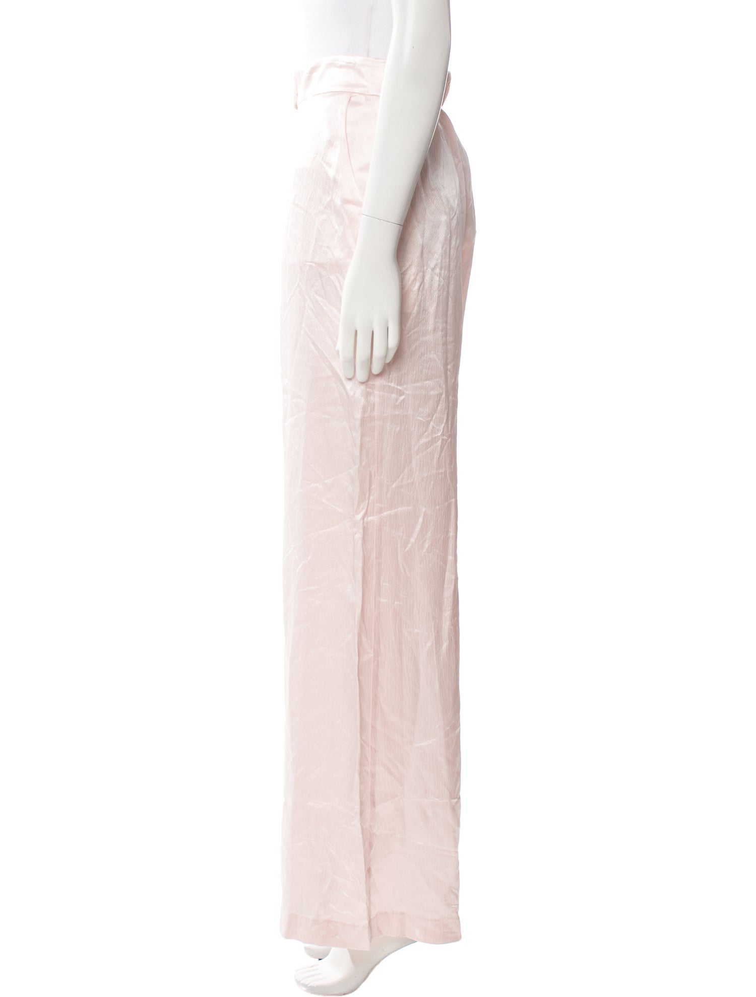 LoveShackFancy Silk Wide Leg Pants