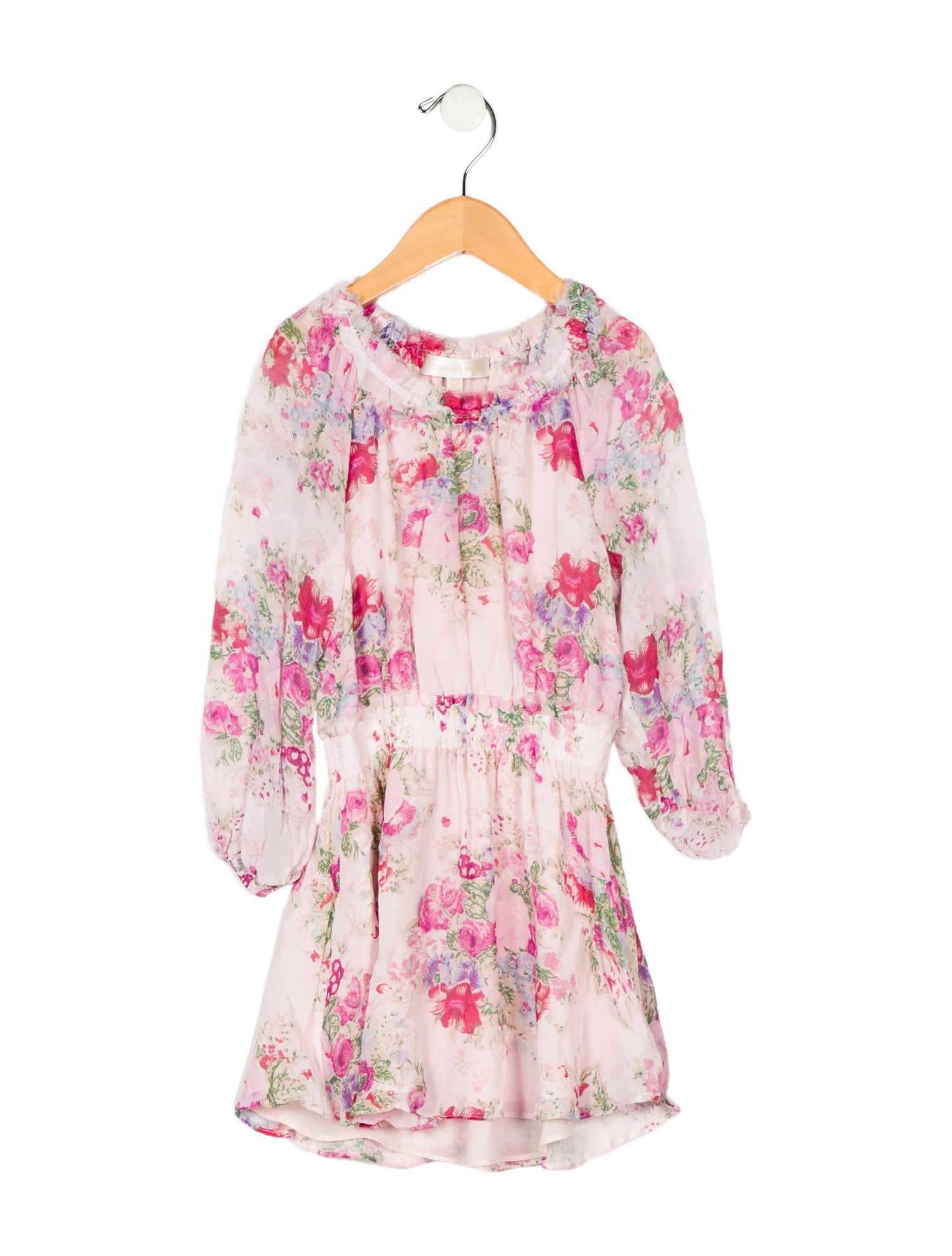 LoveShackFancy Kids Girls' Floral Printed Dress