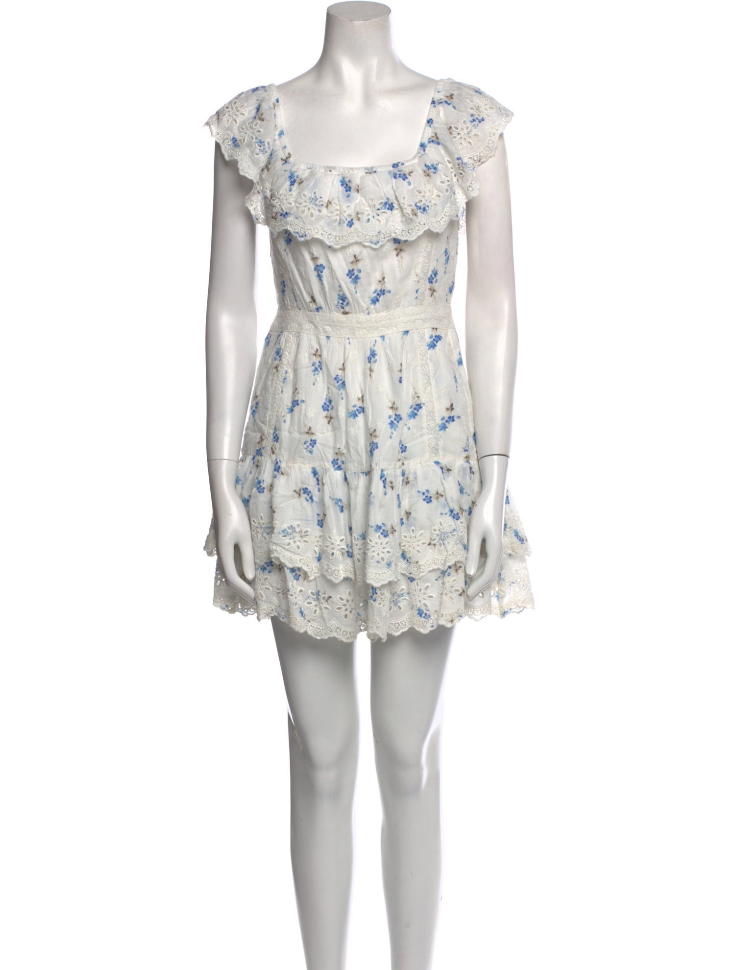 LoveShackFancy Floral Print Mini Dress w/ Tags
