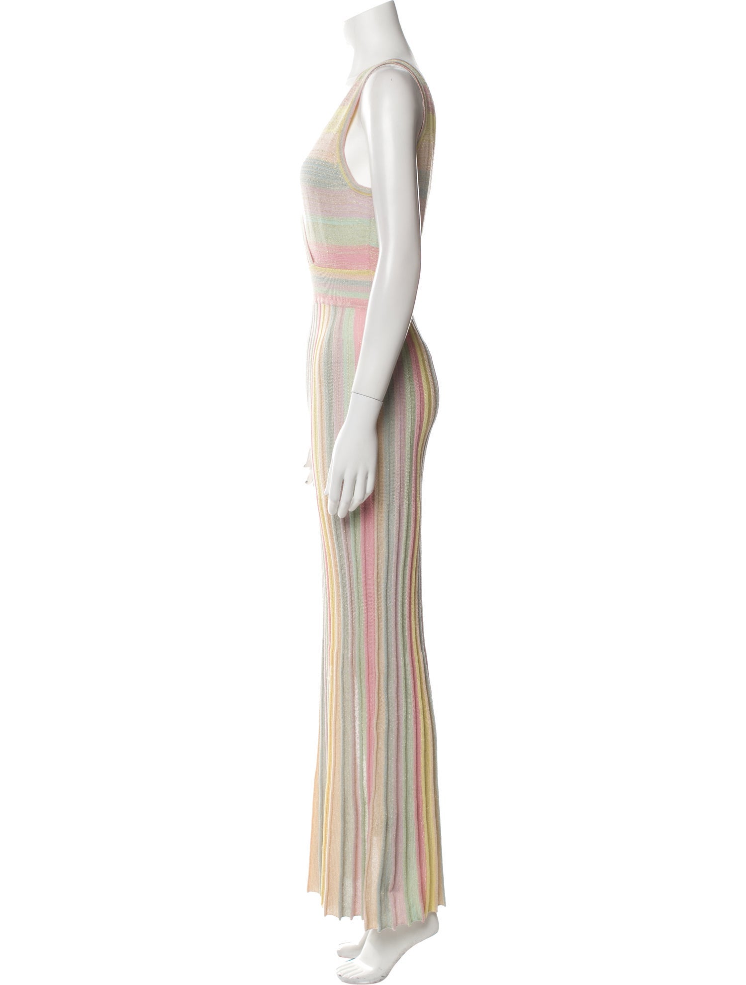 LoveShackFancy Striped Long Dress