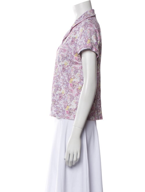 LoveShackFancy Printed Embroidered Accent Pajamas