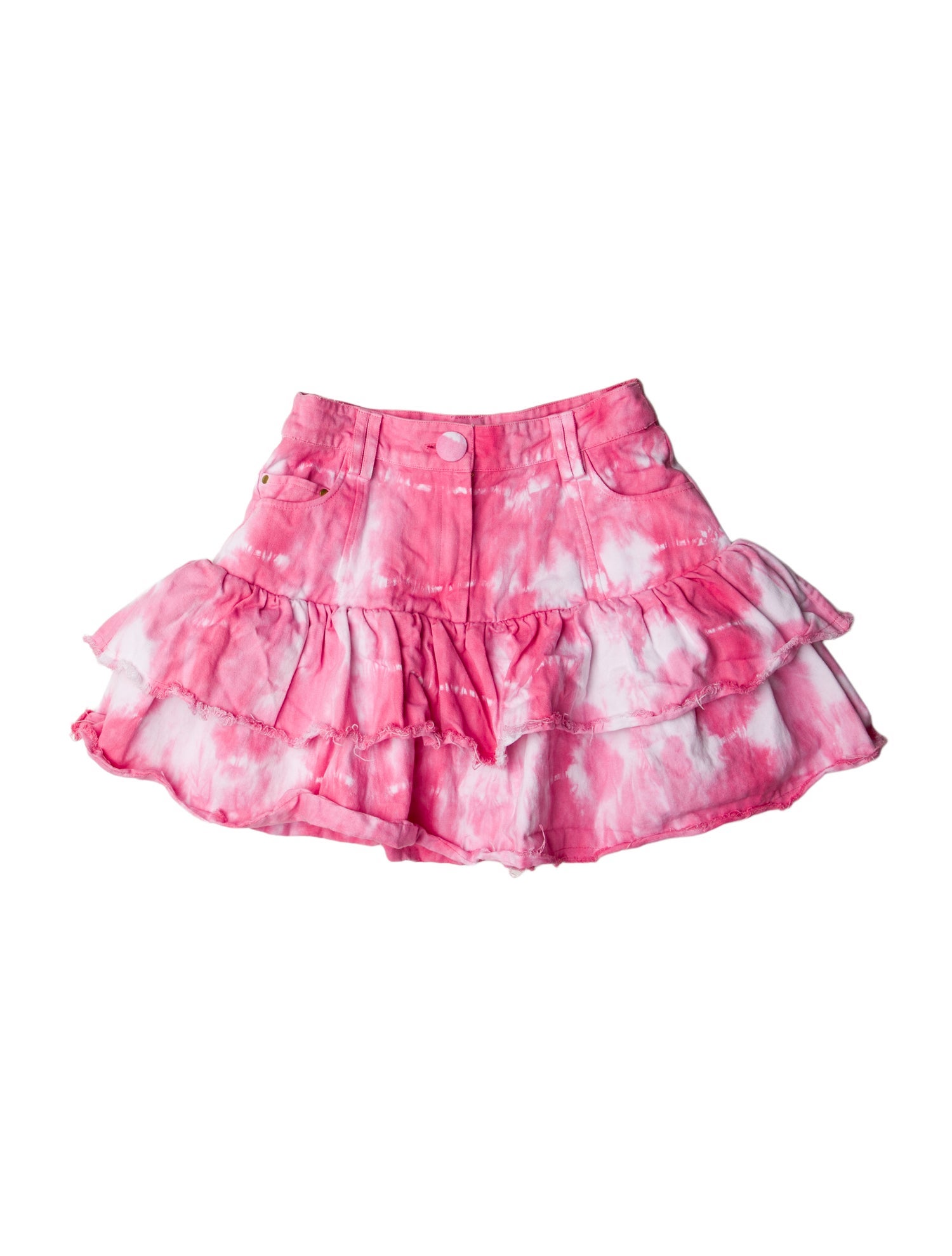 LoveShackFancy Wool Mini Skirt