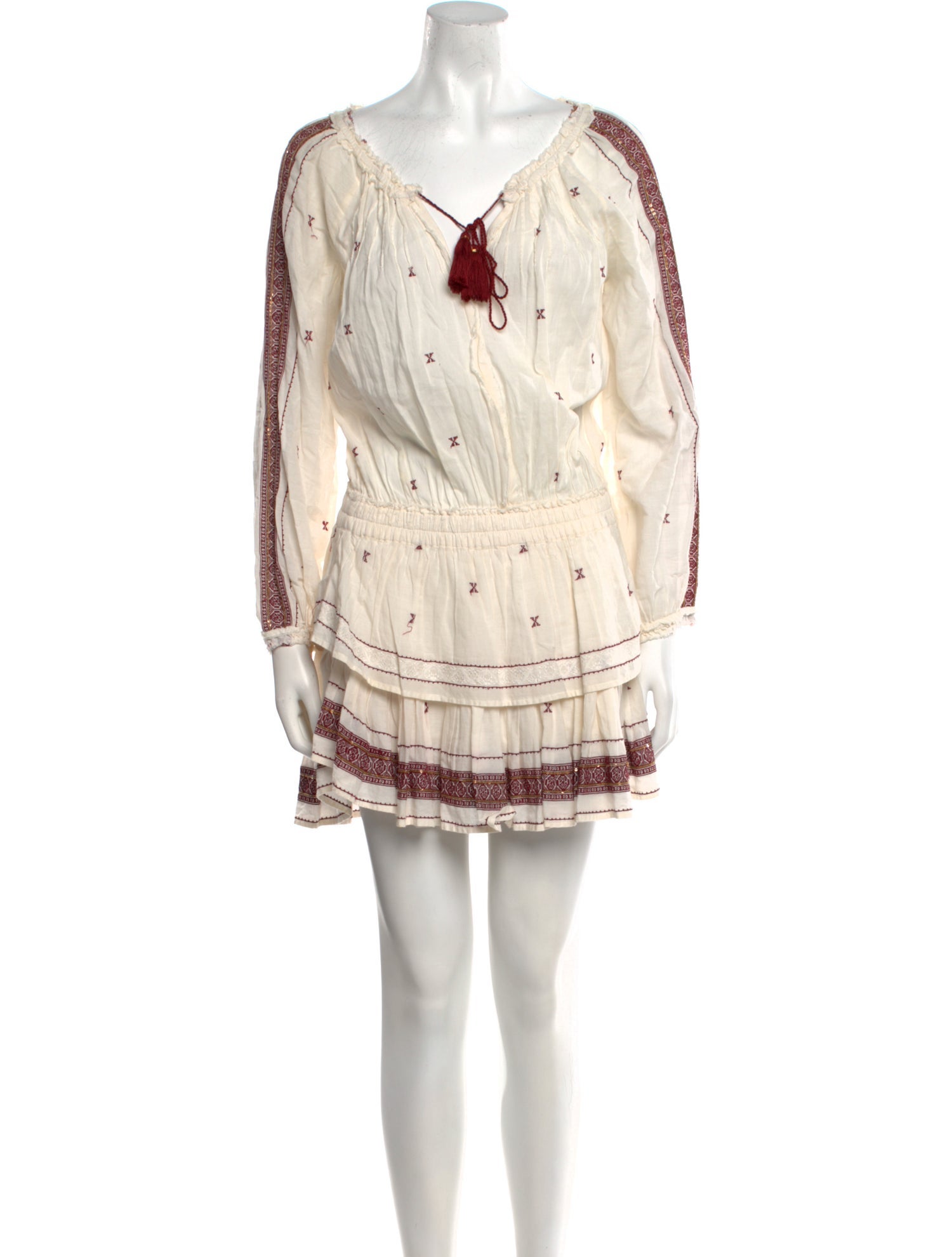 LoveShackFancy Printed Mini Dress