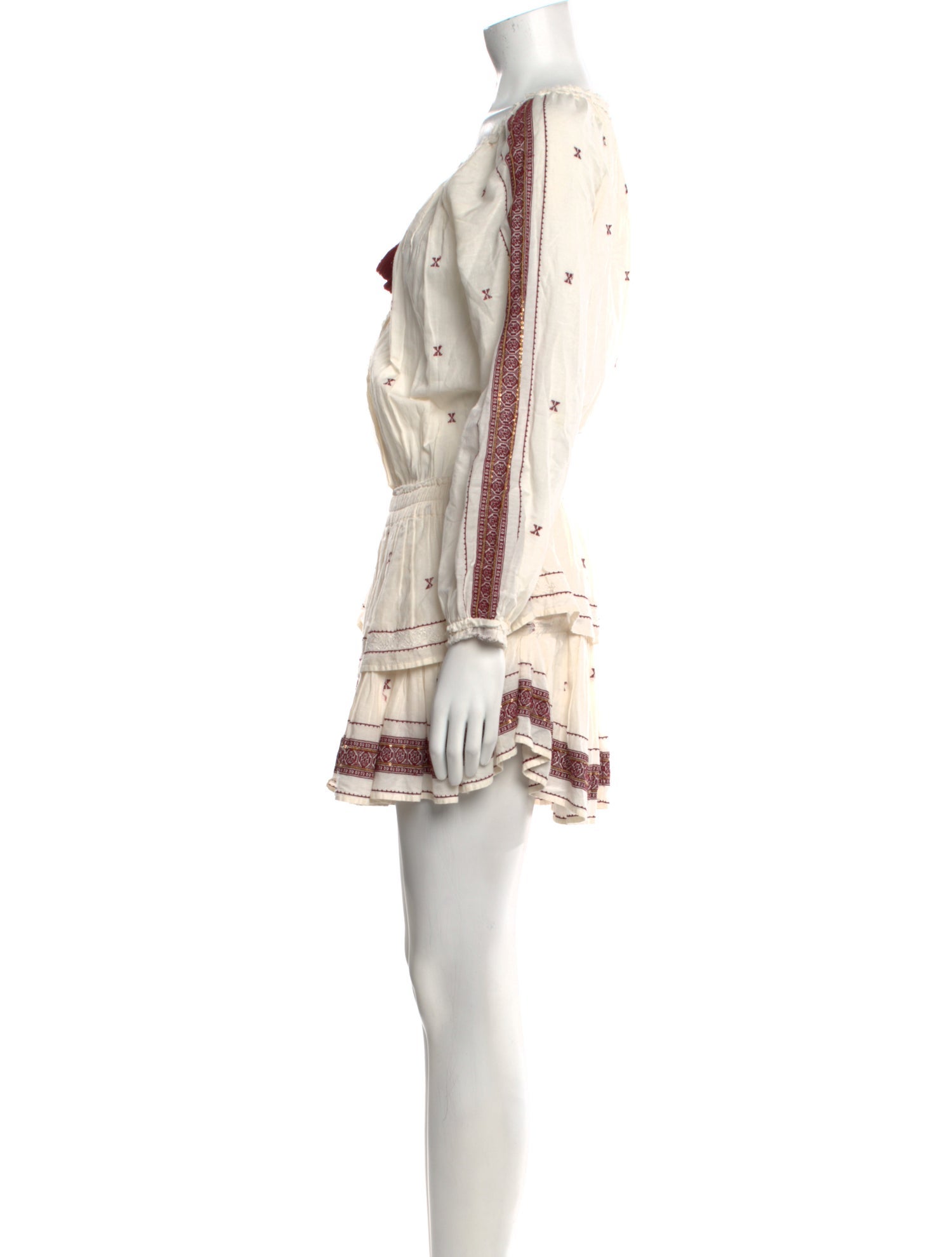 LoveShackFancy Printed Mini Dress