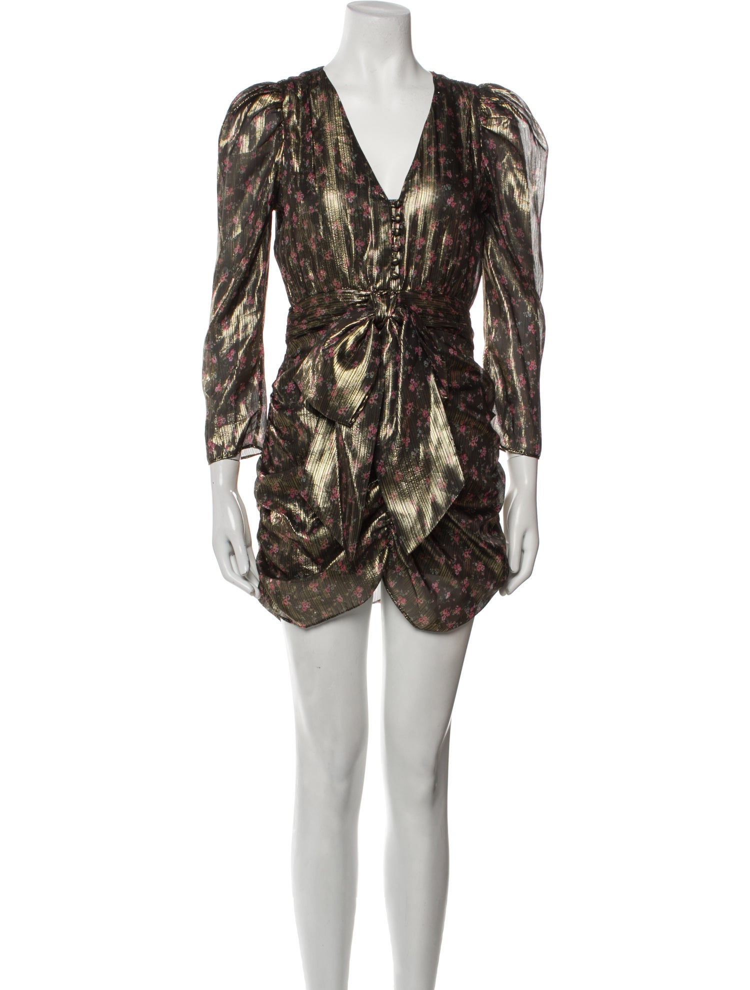 LoveShackFancy Silk Mini Dress