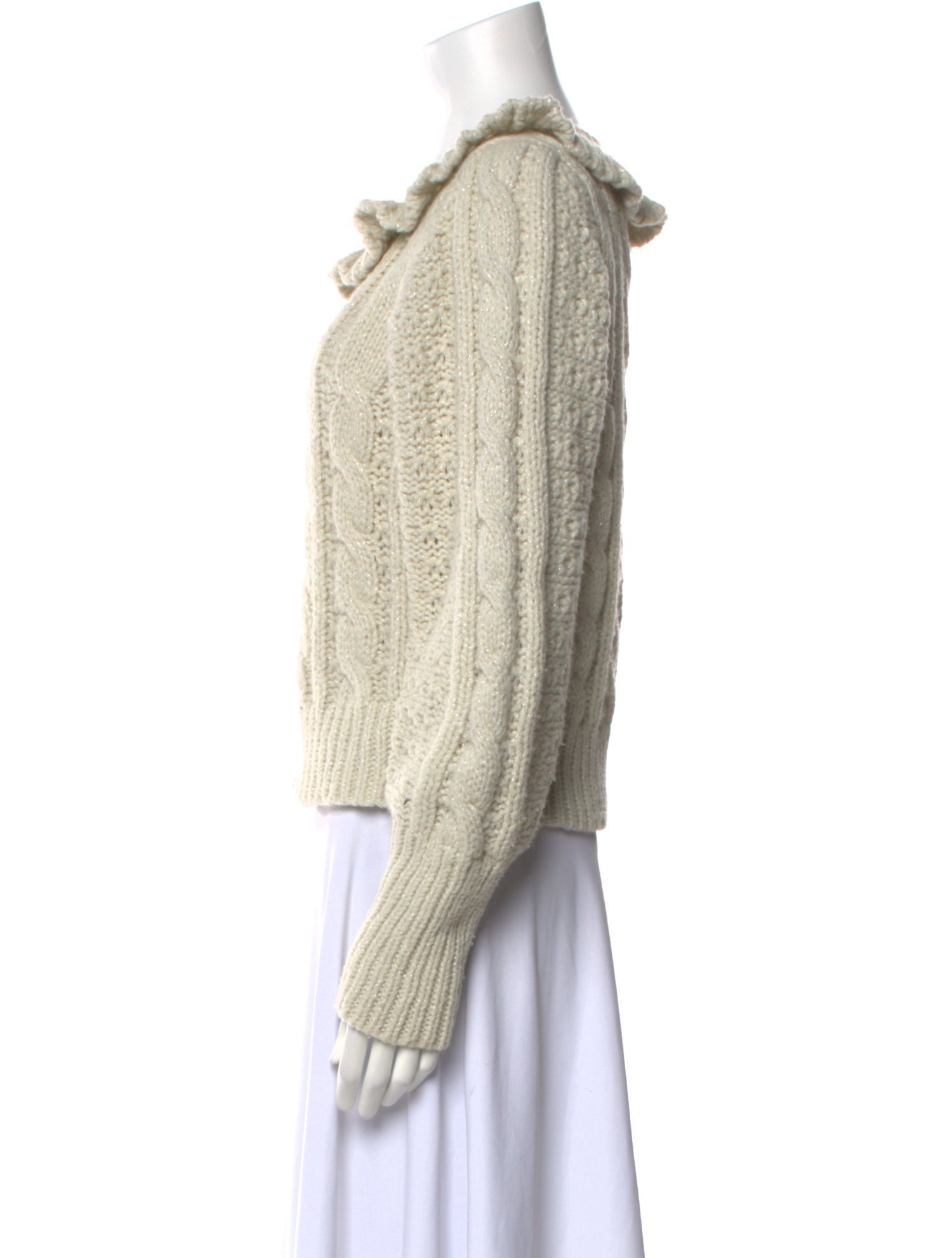 LoveShackFancy Scoop Neck Sweater