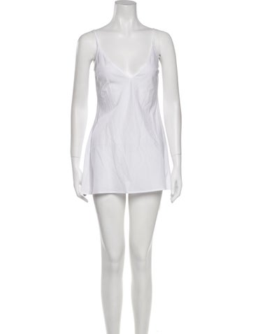 LoveShackFancy Dresses V-Neck Mini Dress XXS