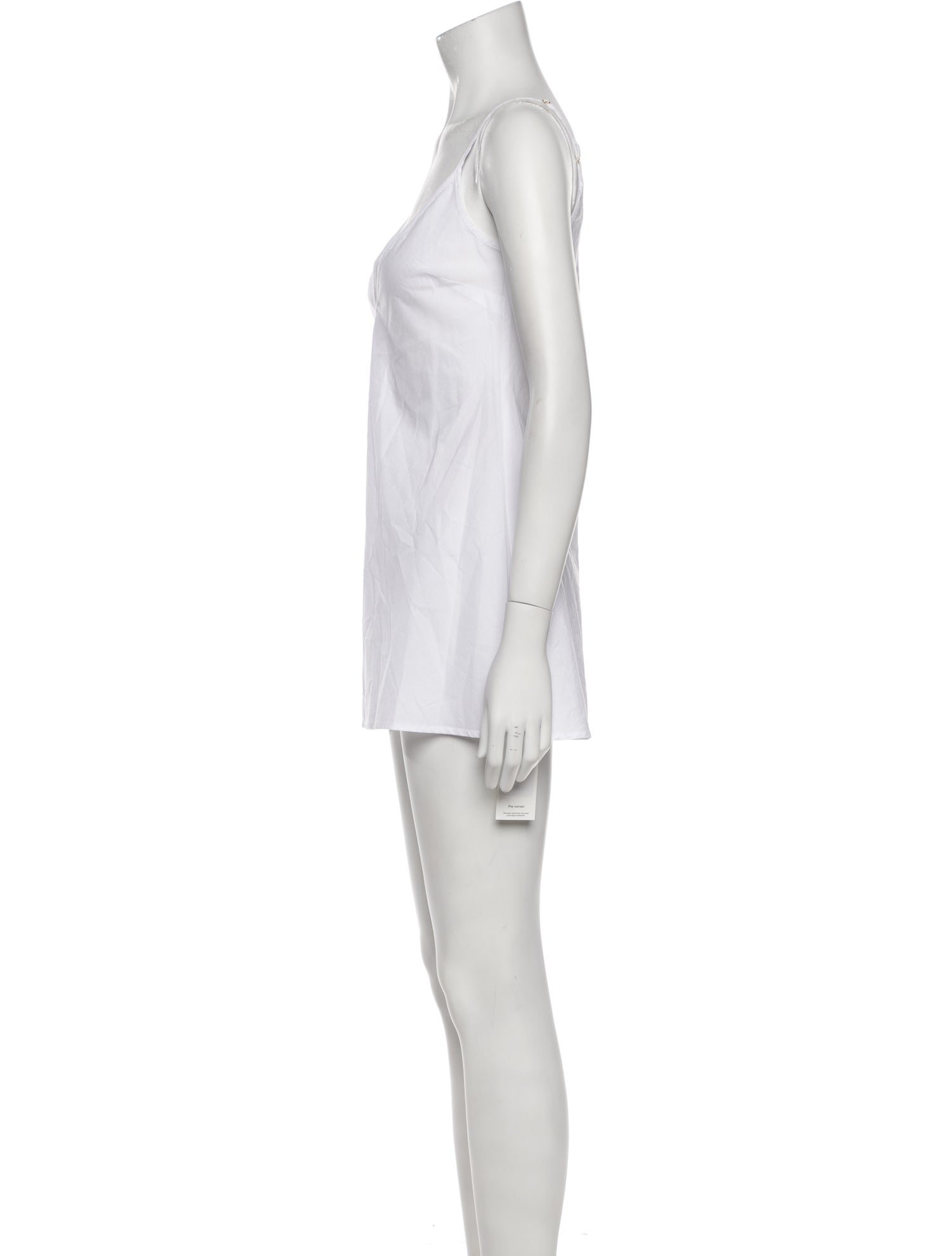 LoveShackFancy V-Neck Mini Dress