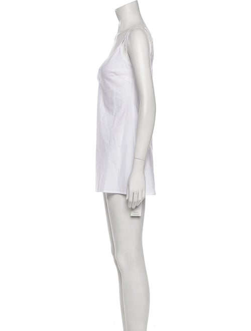 LoveShackFancy V-Neck Mini Dress