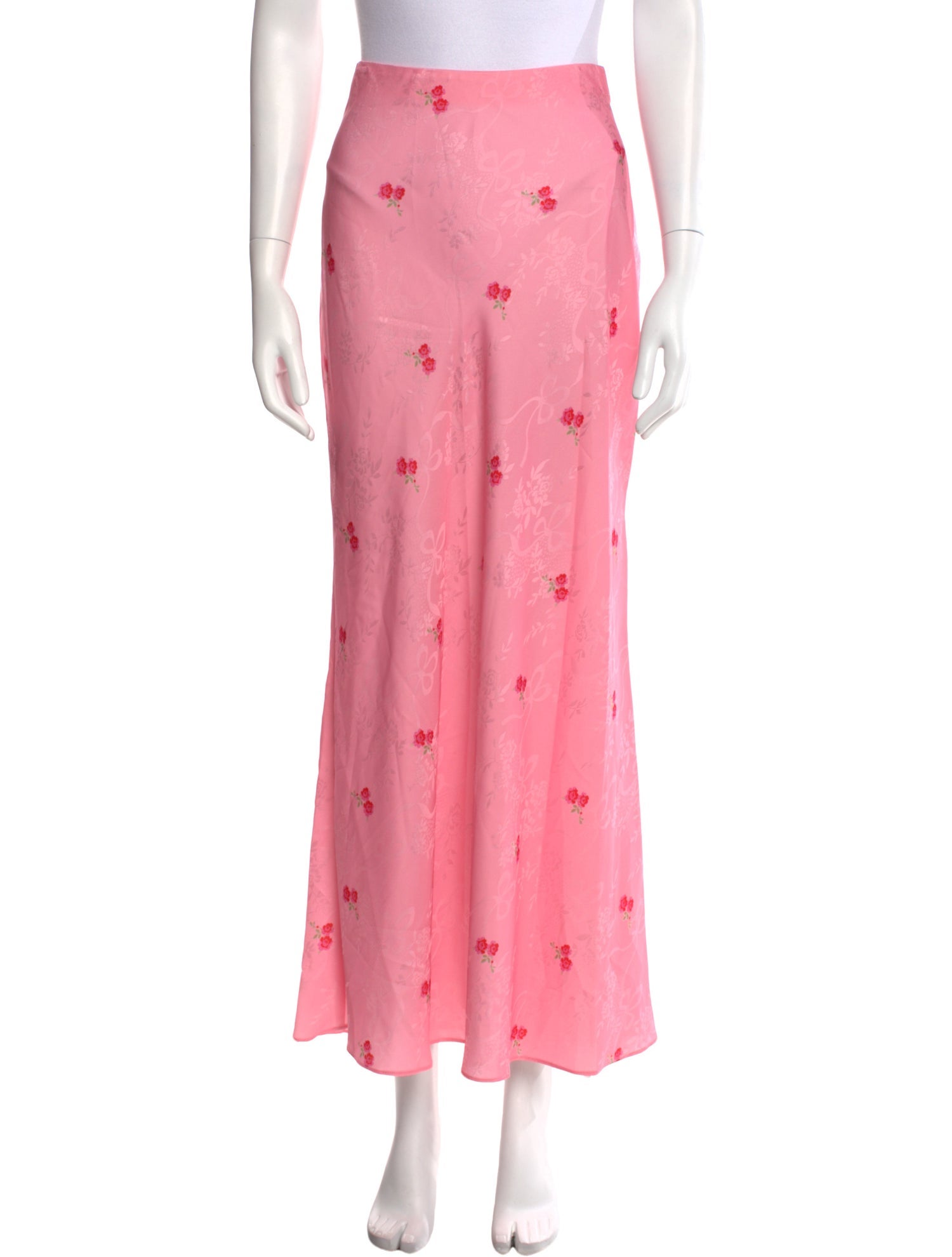 LoveShackFancy Floral Print Midi Length Skirt w/ Tags