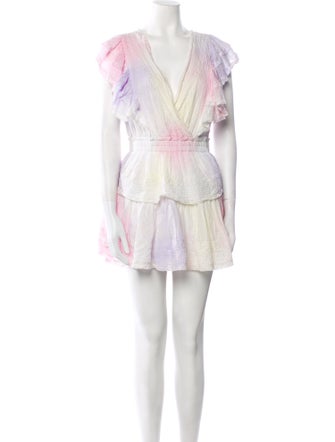 LoveShackFancy Printed Mini Dress