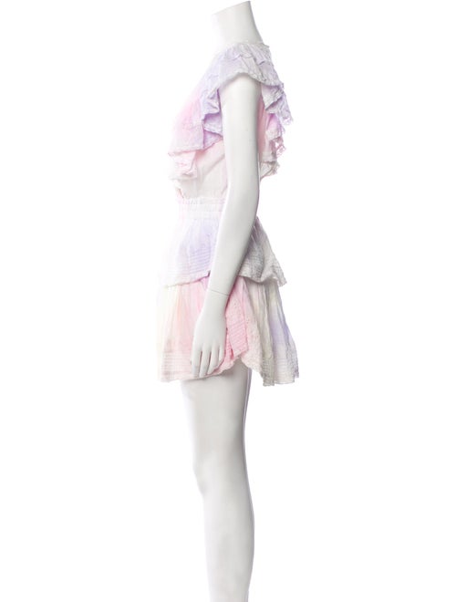 LoveShackFancy Printed Mini Dress