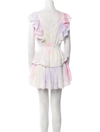 LoveShackFancy Printed Mini Dress