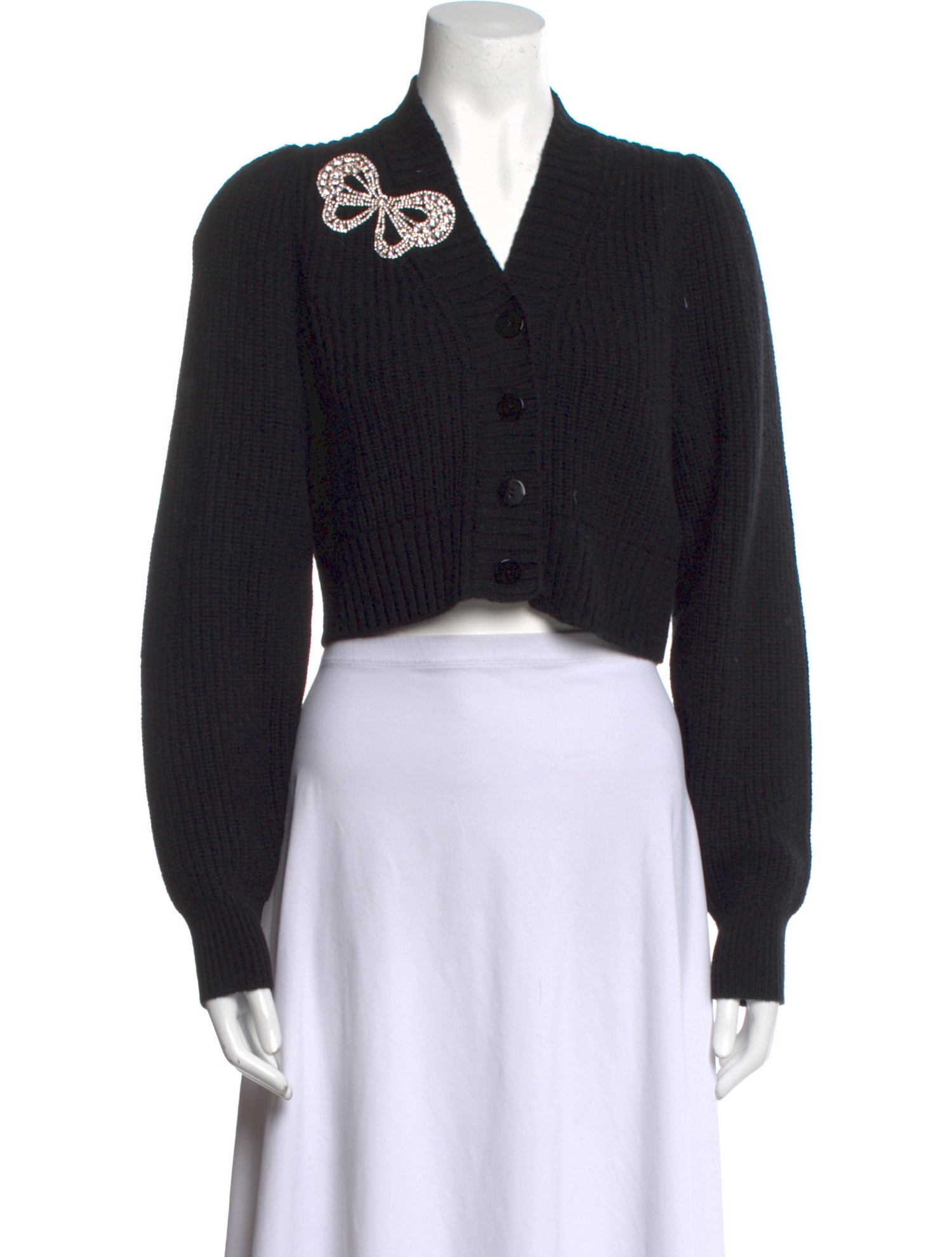 LoveShackFancy Wool V-Neck Sweater w/ Tags