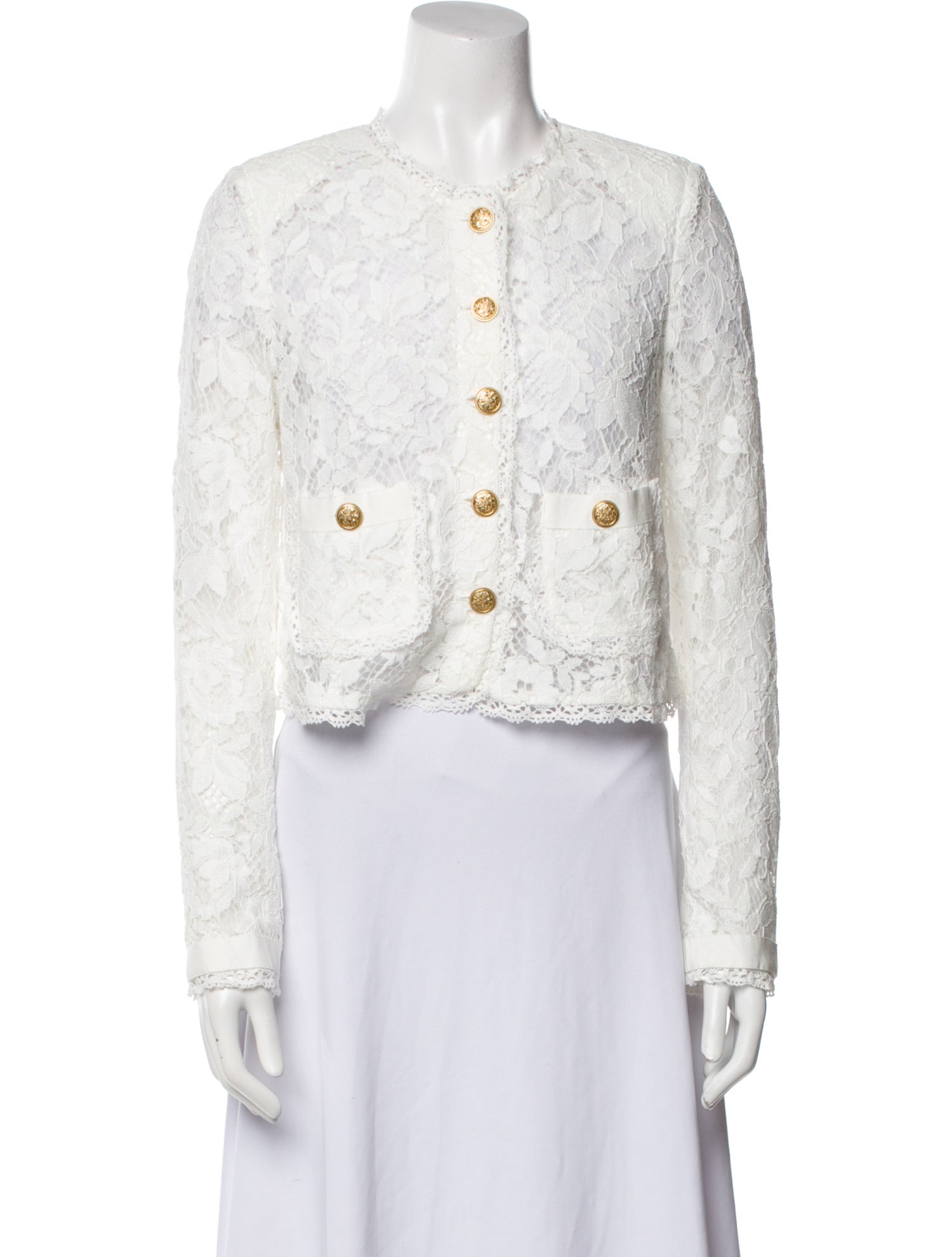 LoveShackFancy Lace Pattern Evening Jacket w/ Tags