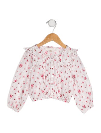 LoveShackFancy Floral Lace Top