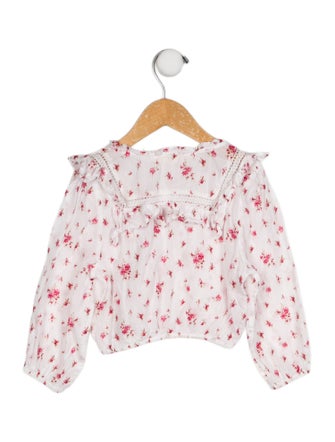 LoveShackFancy Floral Lace Top