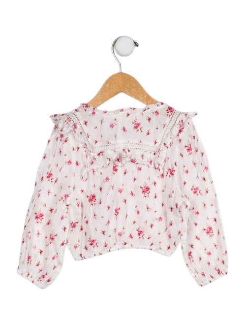 LoveShackFancy Floral Lace Top