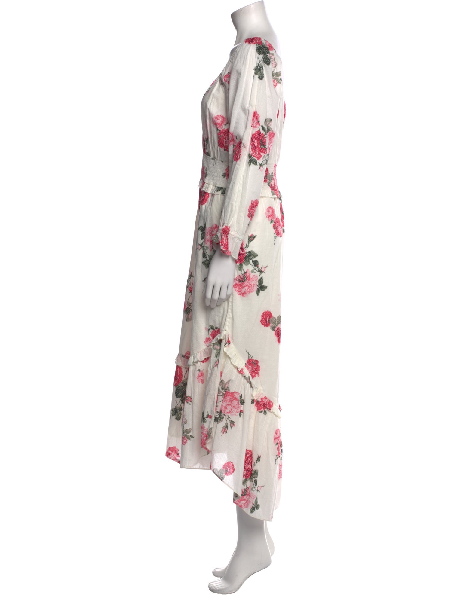 LoveShackFancy Floral Print Long Dress w/ Tags